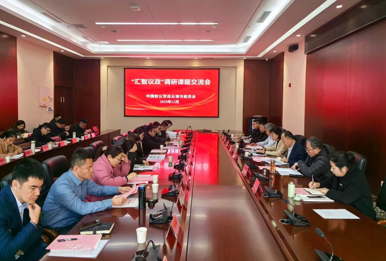 董事长李祥参加致公党连云港市委会举办2025年“汇智议政”调研课题交流会